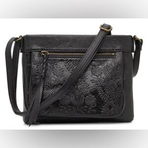 The Sak Sanibel Leather Crossbody Bag In Black